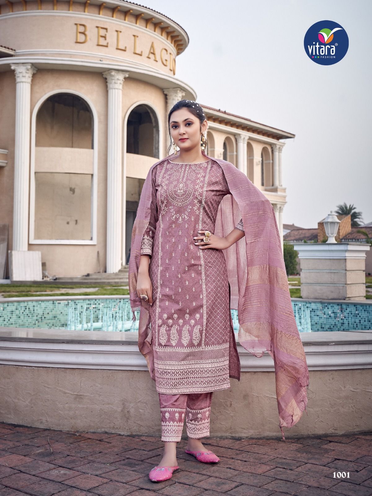 ROMAN 2 Vitara Fashion Festive Wear Wholesale Cotton Salwar Suit Catalog